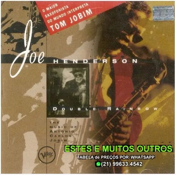 3 Cds do saxofonista Joe Henderson. Mais de 800 cds disponíveis.