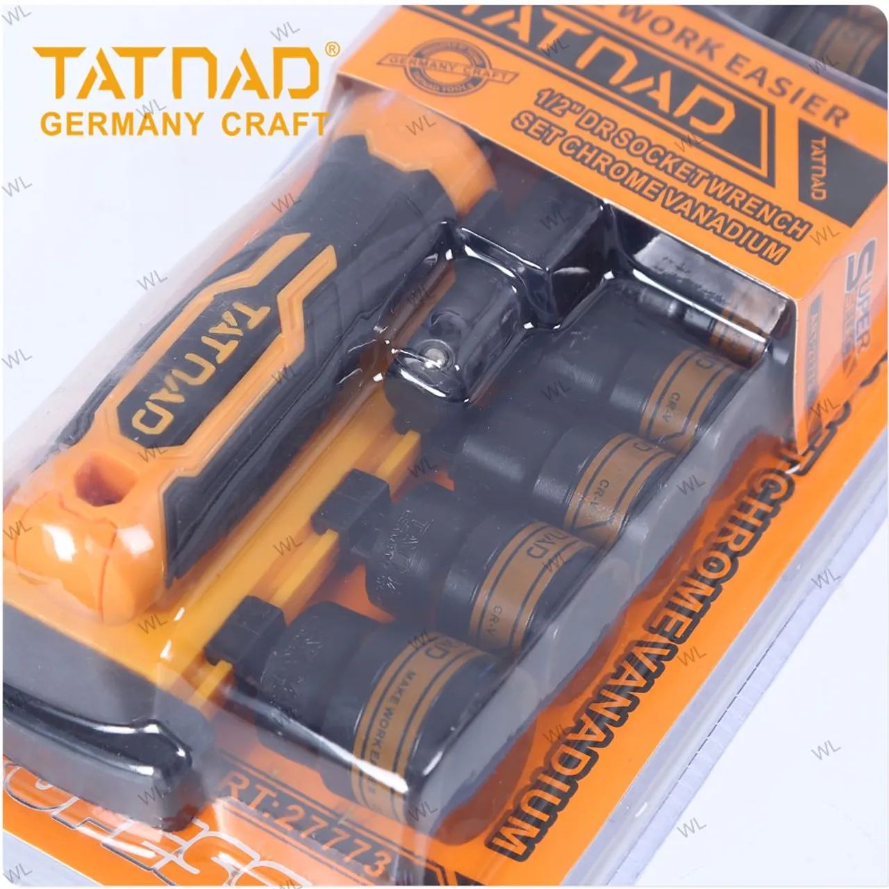 Jogo de Soquetes 1/2'' 12 Peças - Tatnad - Chrome Vanádio - Foto 5