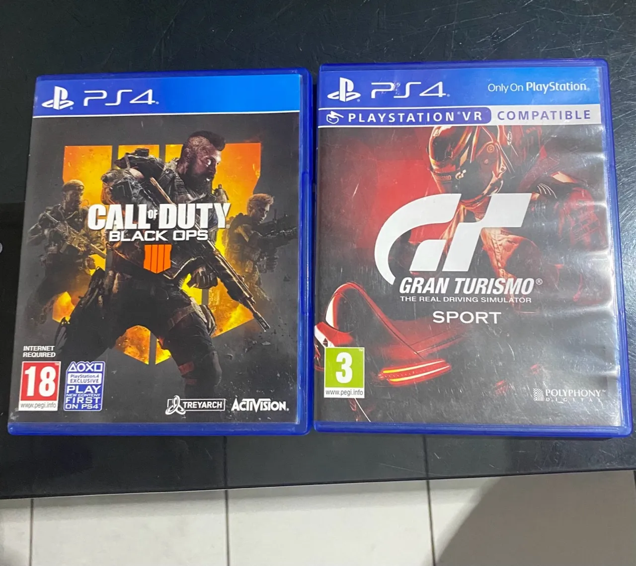 Call of Duty Black Ops 4 e Gran Turismo Sport