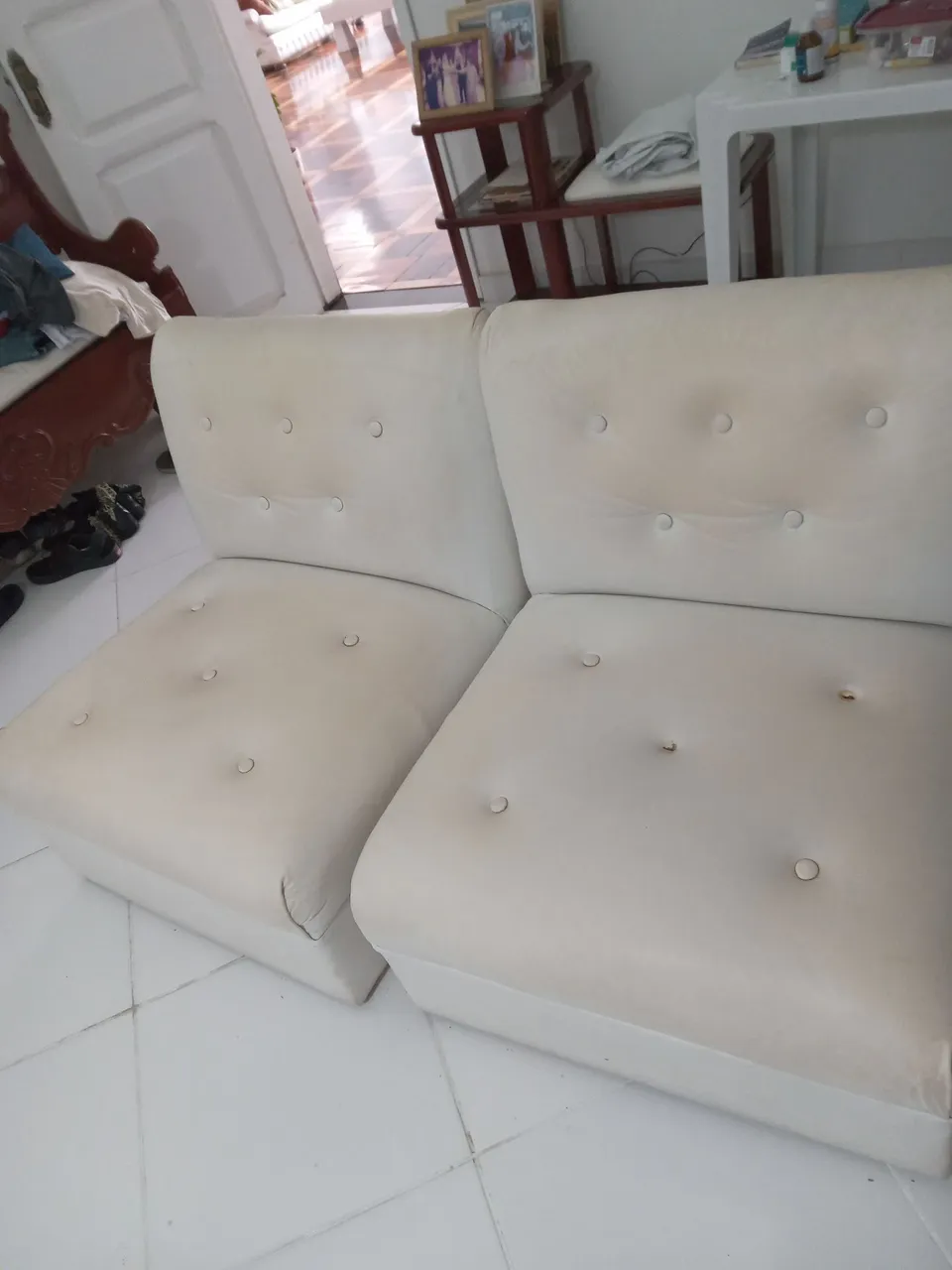 Sofá Modular 2 Lugares Branco