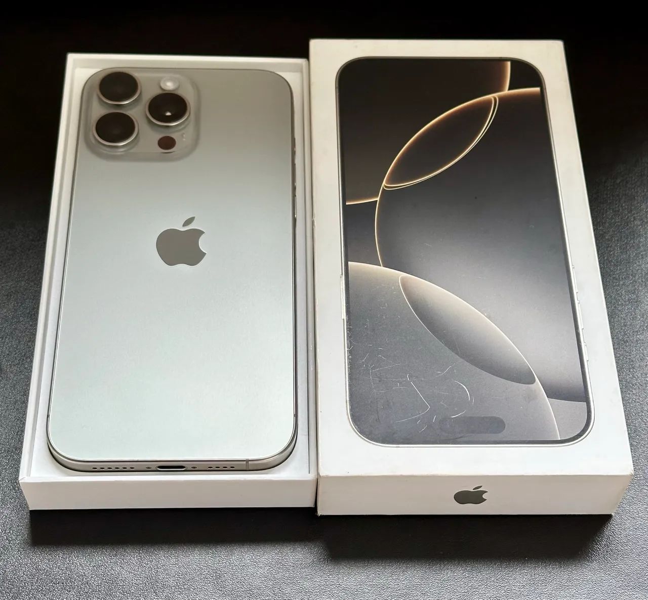 iPhone 16 Pro Max 256GB - Titânio Natural - Bateria 100