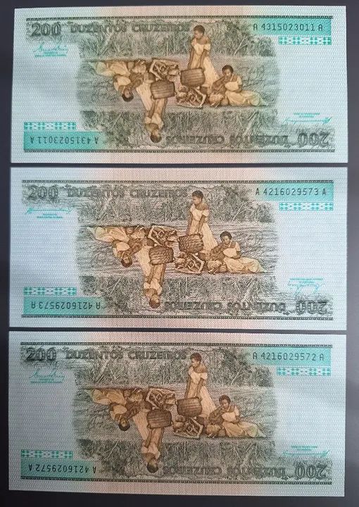 Cédulas Antigas  - C159 - FE - SEQUÊNCIAIS  - Foto 2