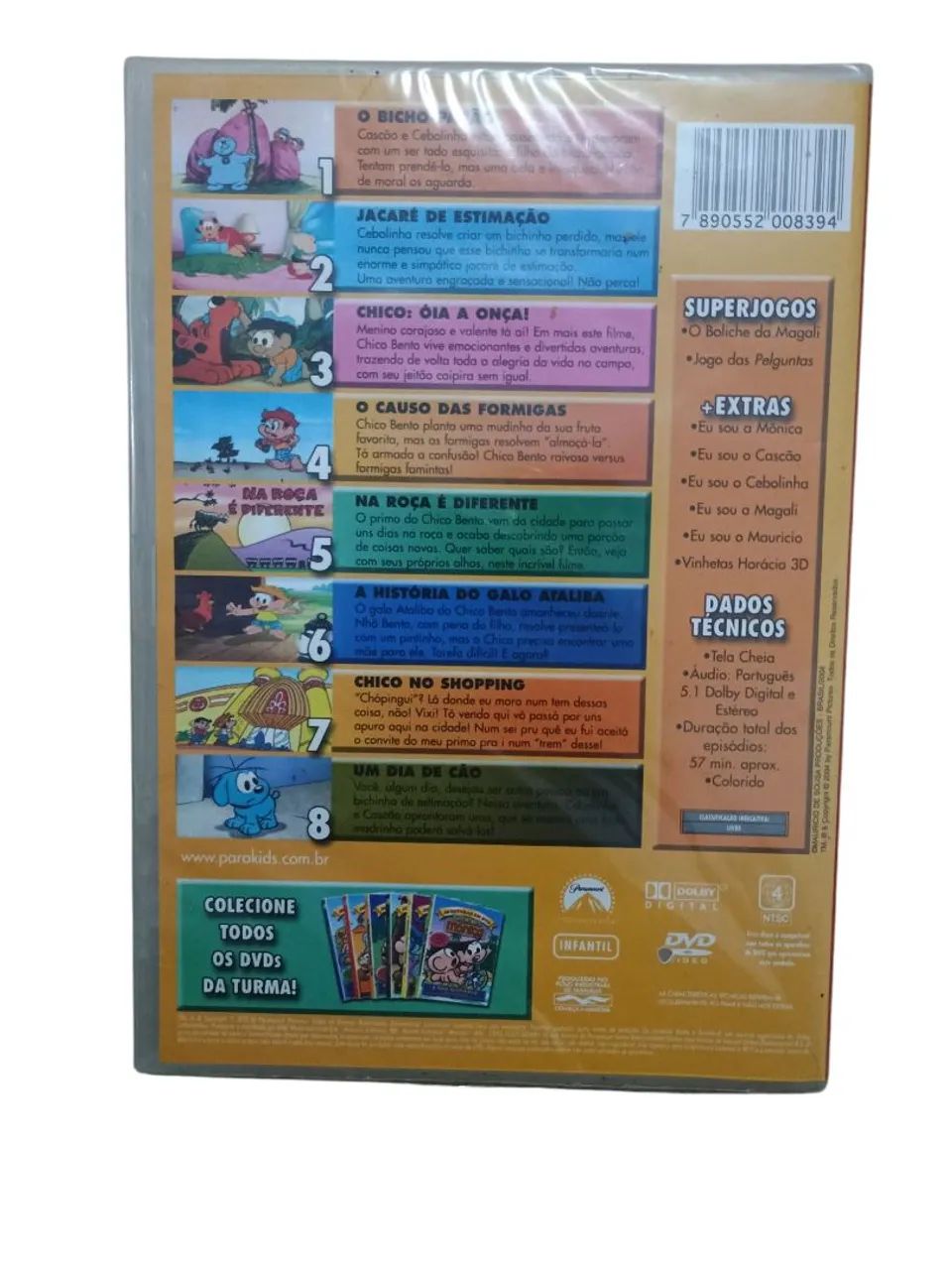 DVD Turma da Mônica - Bicho-Papão e Outras Histórias - Foto 2