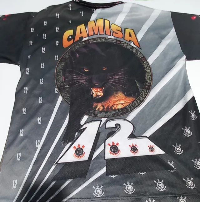 Camisa Corinthians Torcida Camisa 12 Carnaval  - Foto 5