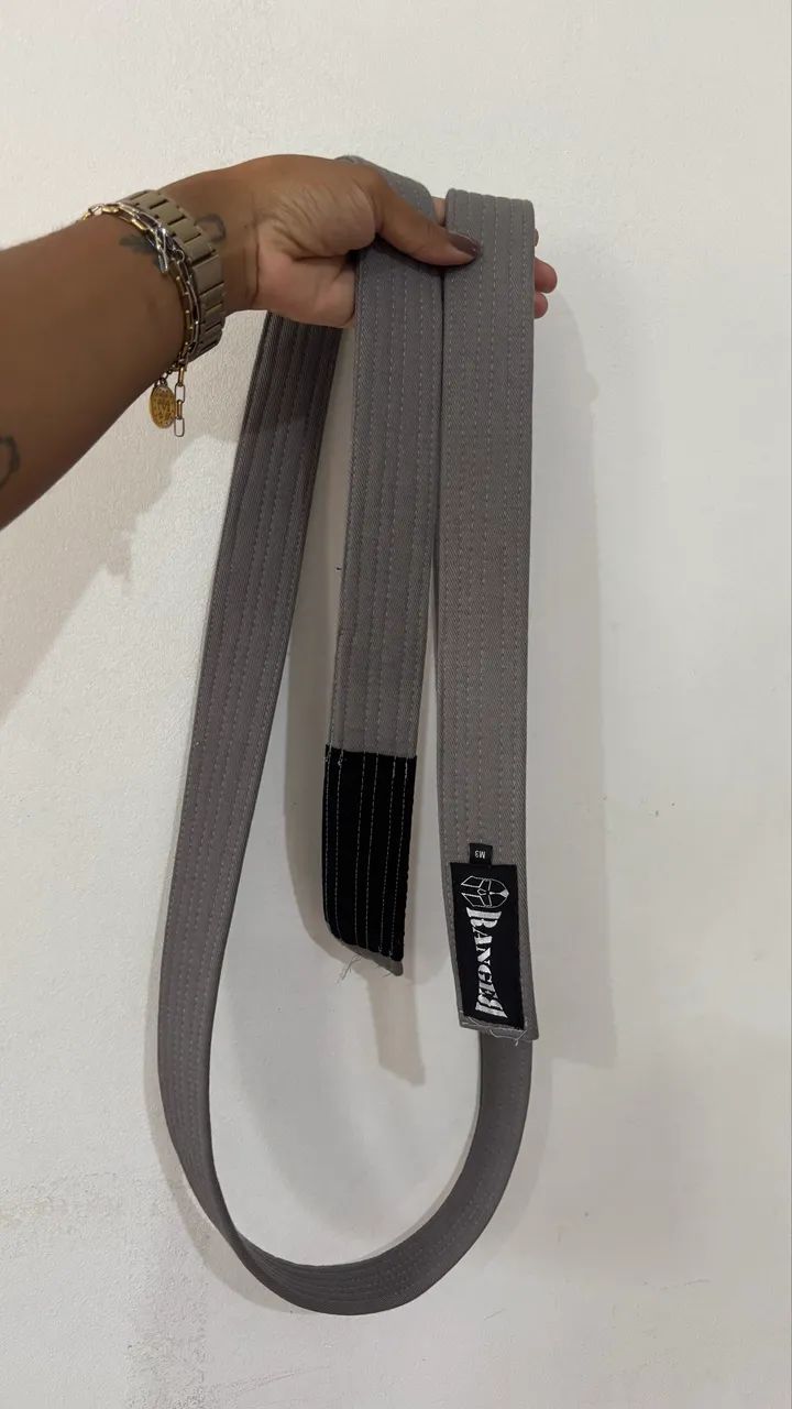 Faixa Cinza Jiu Jitsu- Rangel TAM M3