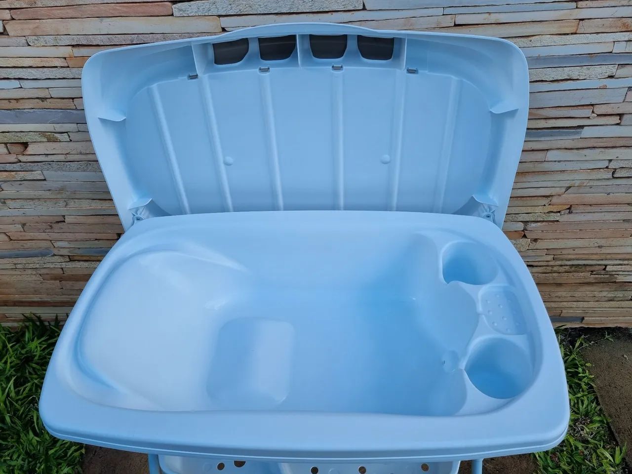 Banheira para Bebê com Suporte - Prática e Segura - Foto 5