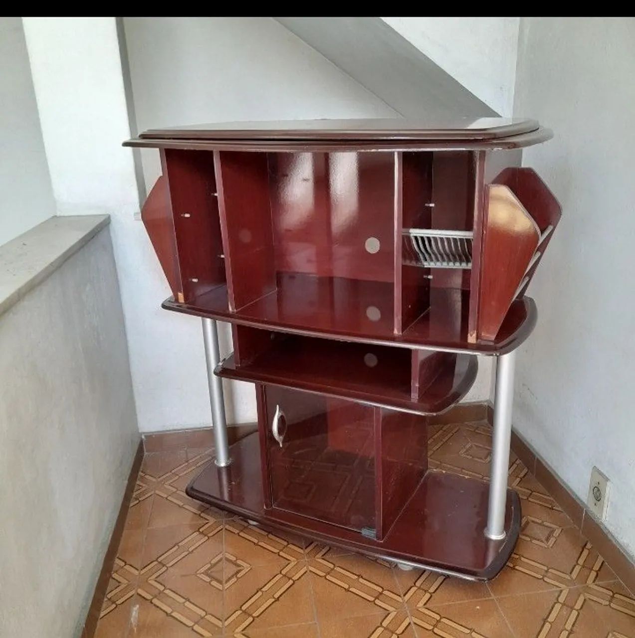 Rack de TV em Madeira
