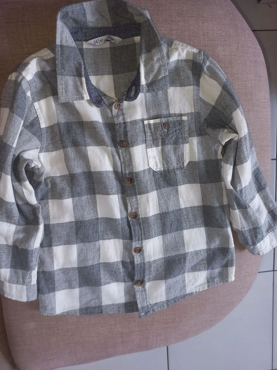 Camisa manga comprida infantil poim