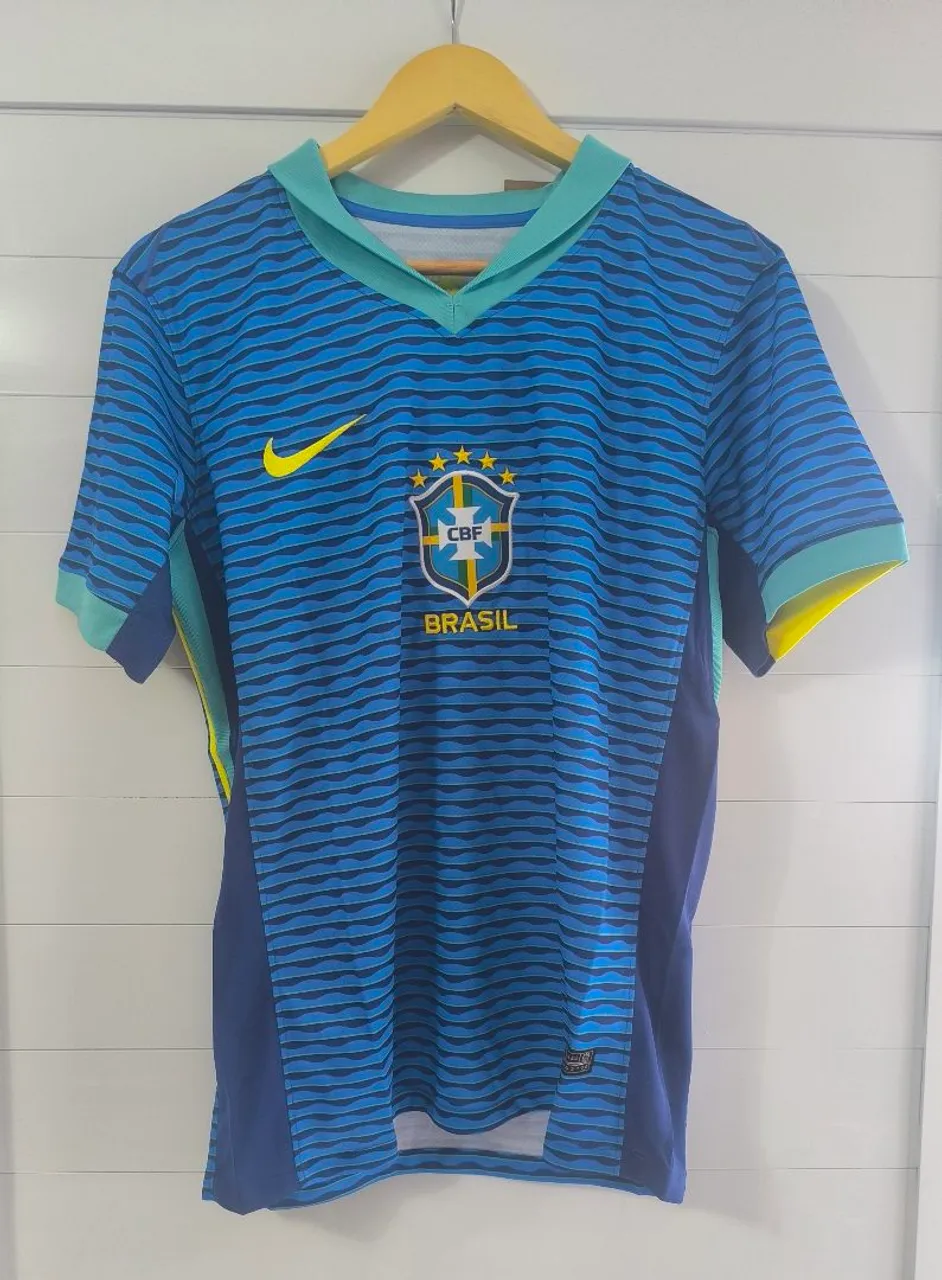 Camisa Brasil Azul Nova - 2024/2025