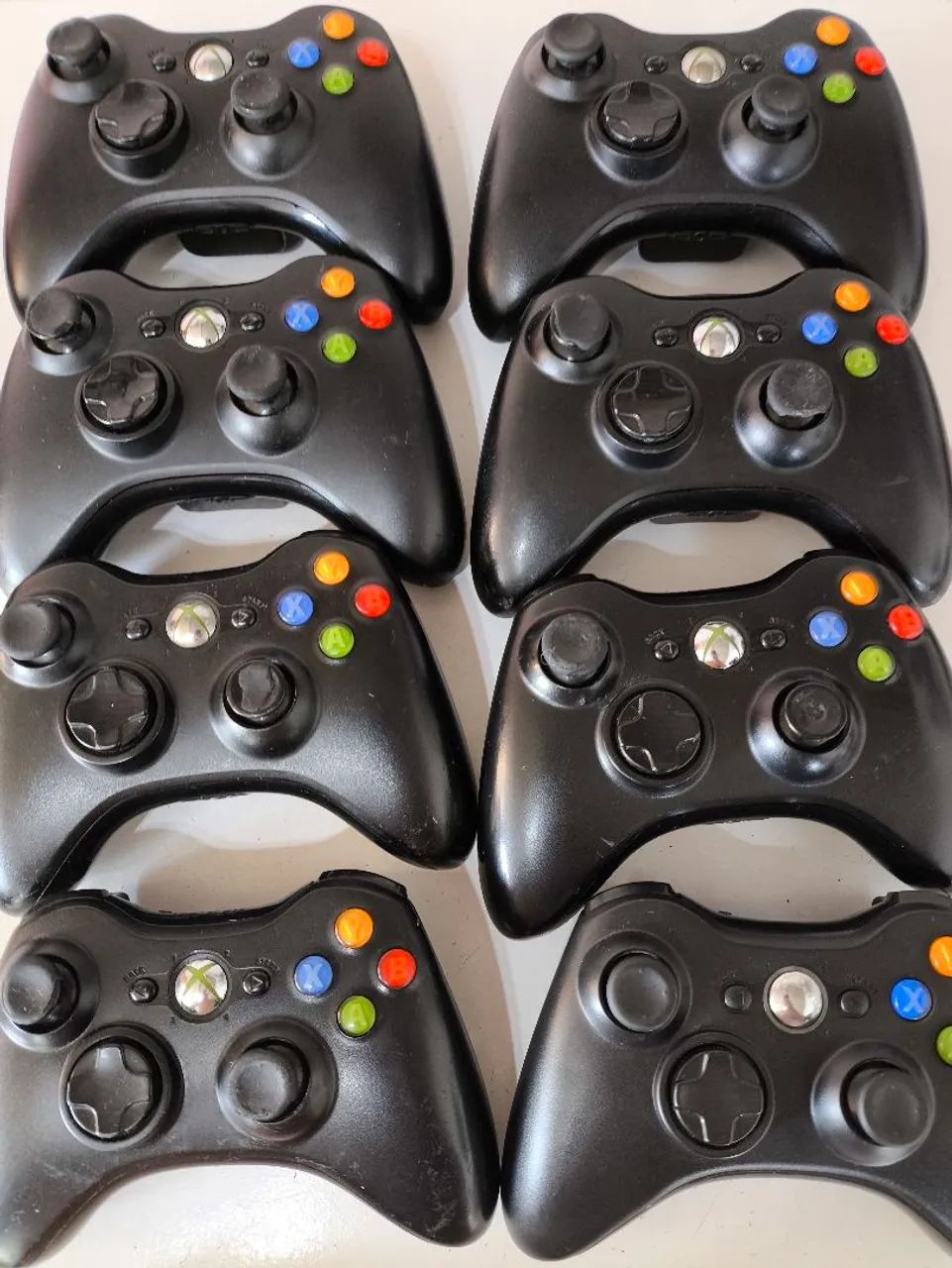 8 Controles Xbox 360 - Usados - Ótimo estado! Leia a descrição!!