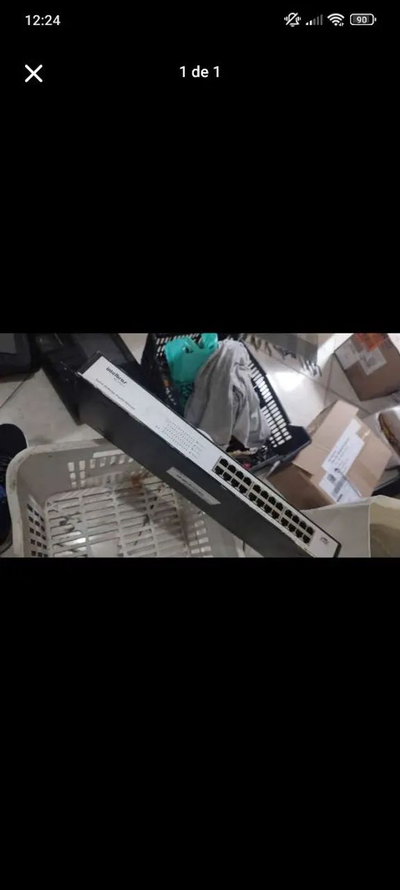 Switch de Rede Intelbras 24 portas
