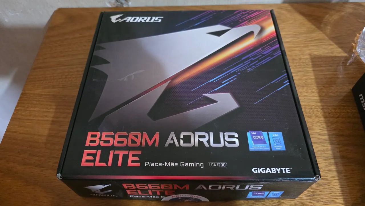 Placa-Mãe Gigabyte B560M Aorus Elite - Foto 4