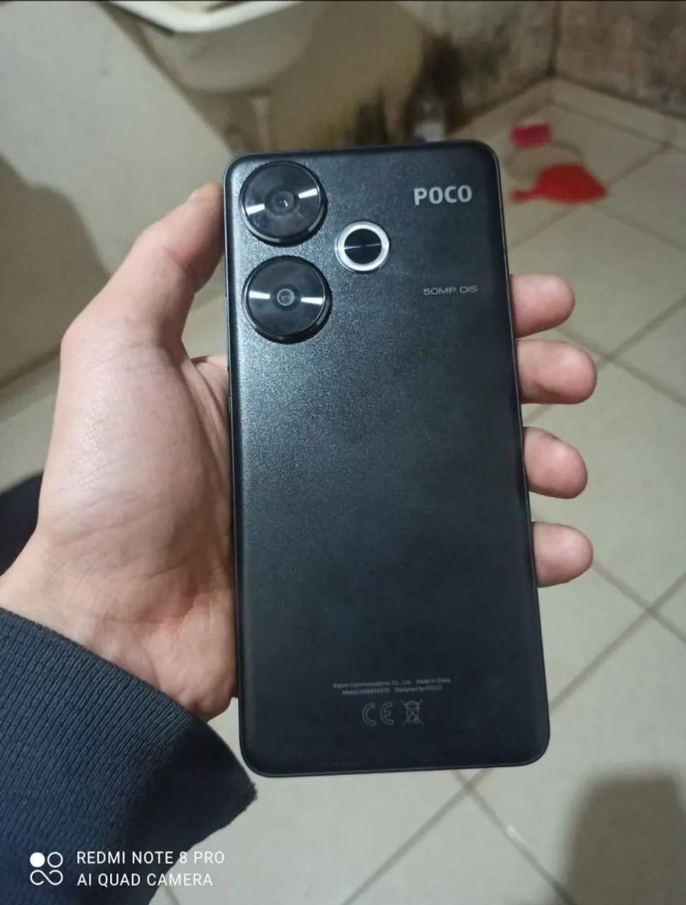 POCO F6 ブラック 8GB RAM 256GB ROM Smartphone Xiaomi POCO F6 Dual SIM de 256GB / 8GB RAM de