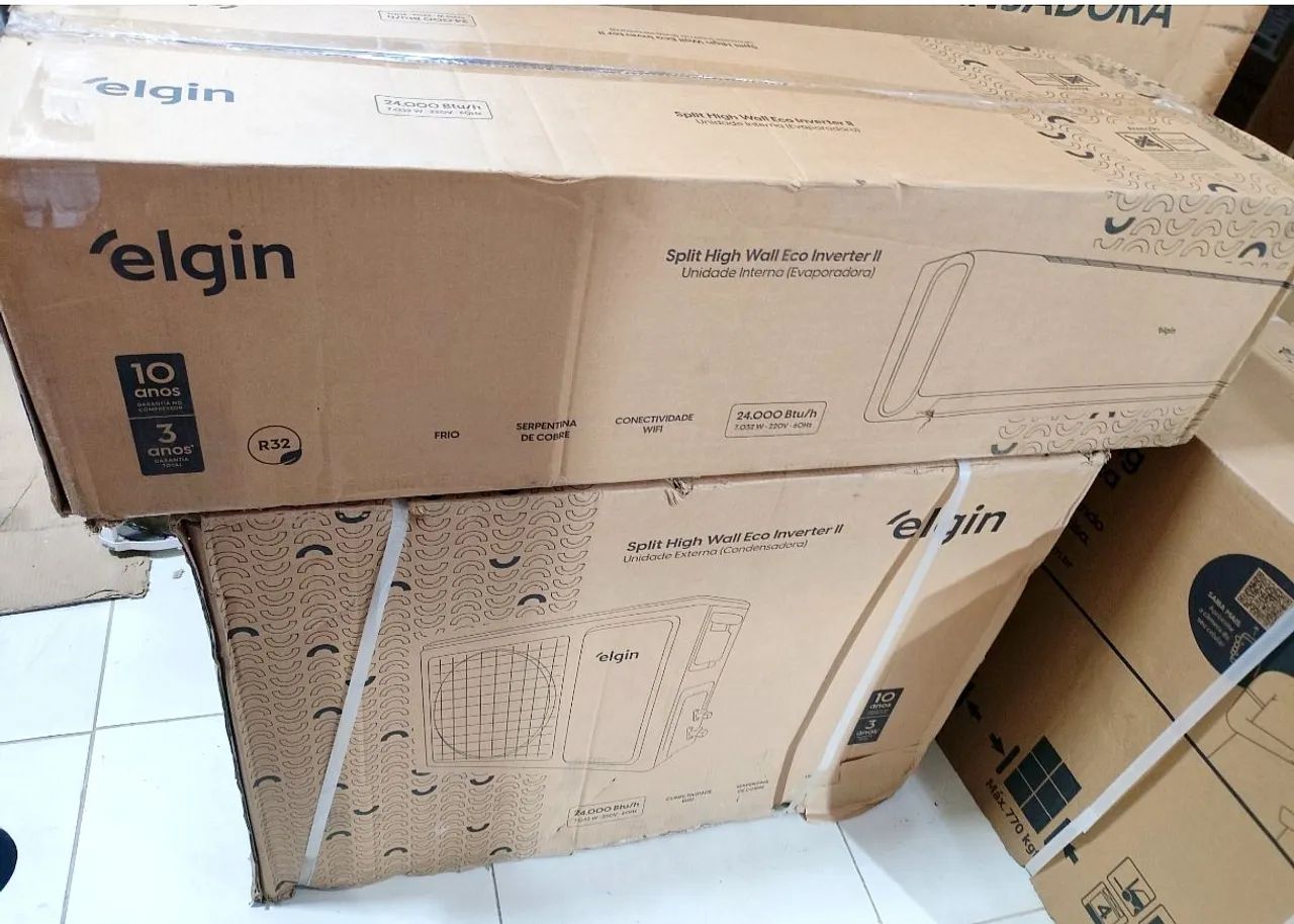 Ar Split Elgin Inverter 24000 BTUs + Novo + Nota + Garantia+ Cartão 12x!! - Foto 2