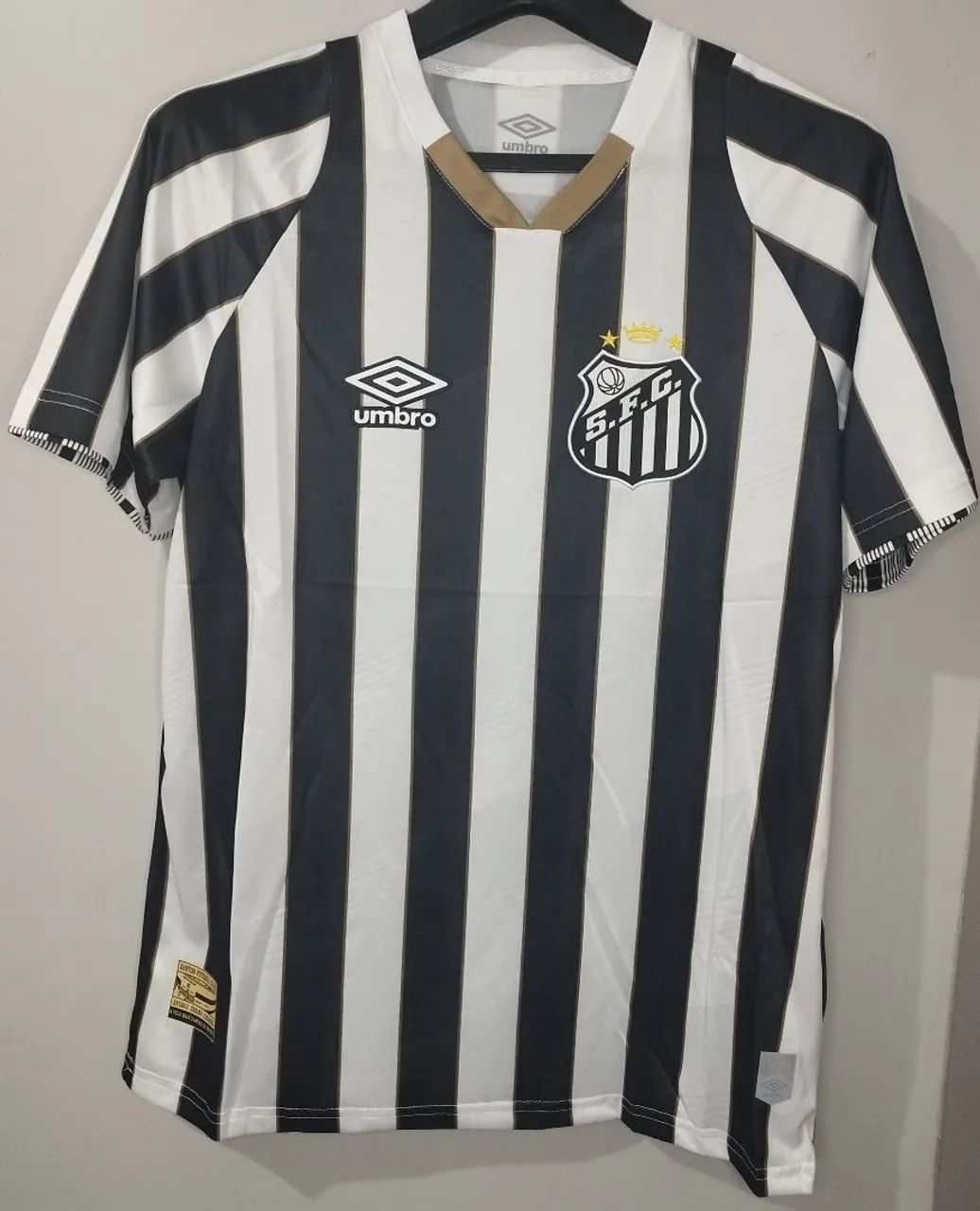 Camisa do Santos preto/branco 2024/2025 Tam G, GG