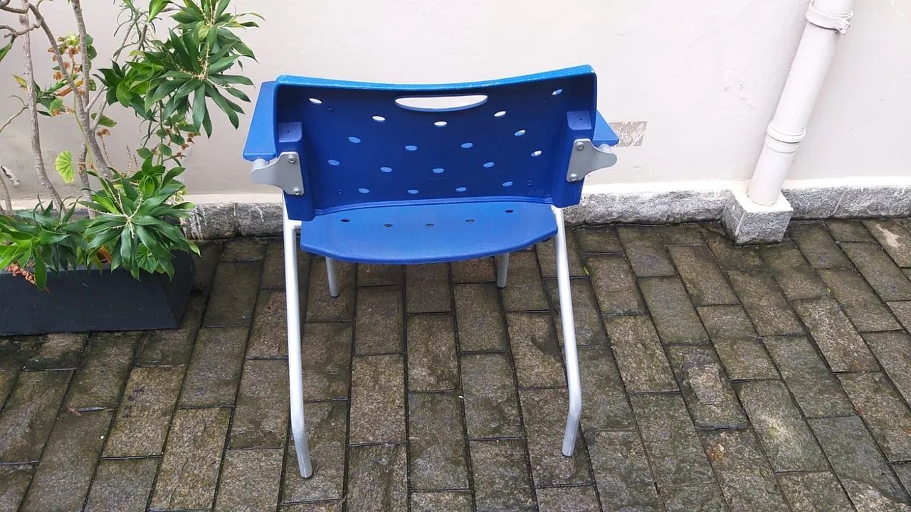 Cadeira Fixa Cavaletti I Linha Viva I Semi Nova. - Foto 4