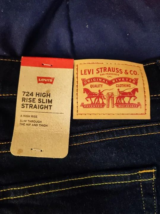 Calça Jeans levi's feminina 724 33x32 - Foto 2