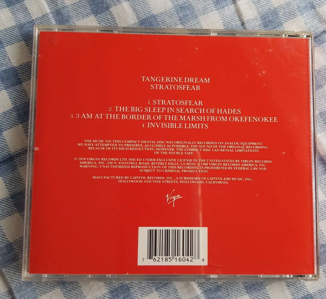 Cd Tangerine Dream - Stratosfear - Foto 2