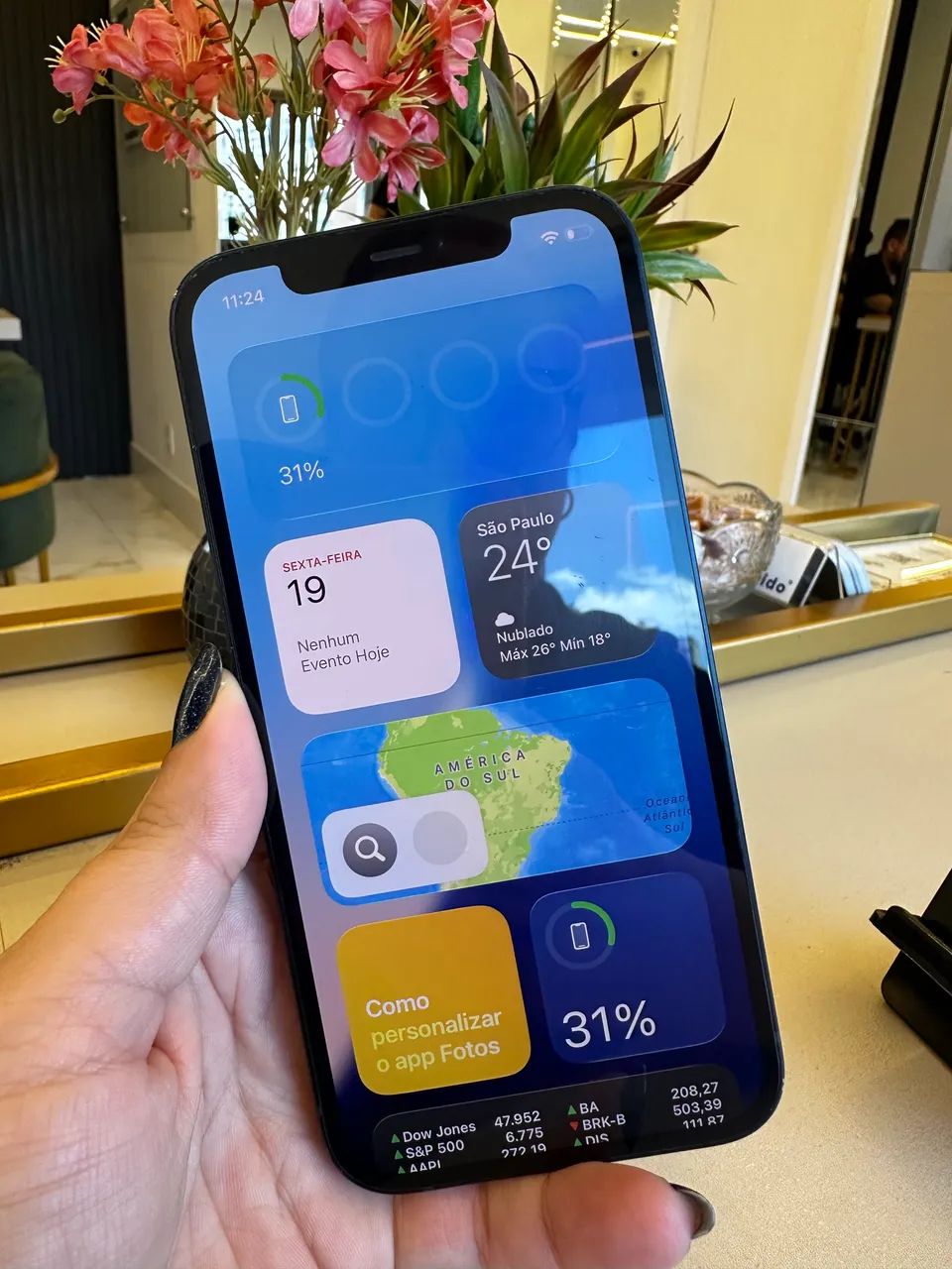 iPhone 12 128gb Preto Seminovo / Loja Física  - Foto 6