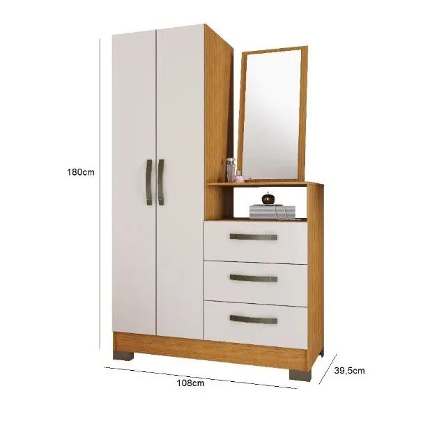 Cômoda NT 5165 2P 3G C/ Espelho Notável Móveis  - Foto 3