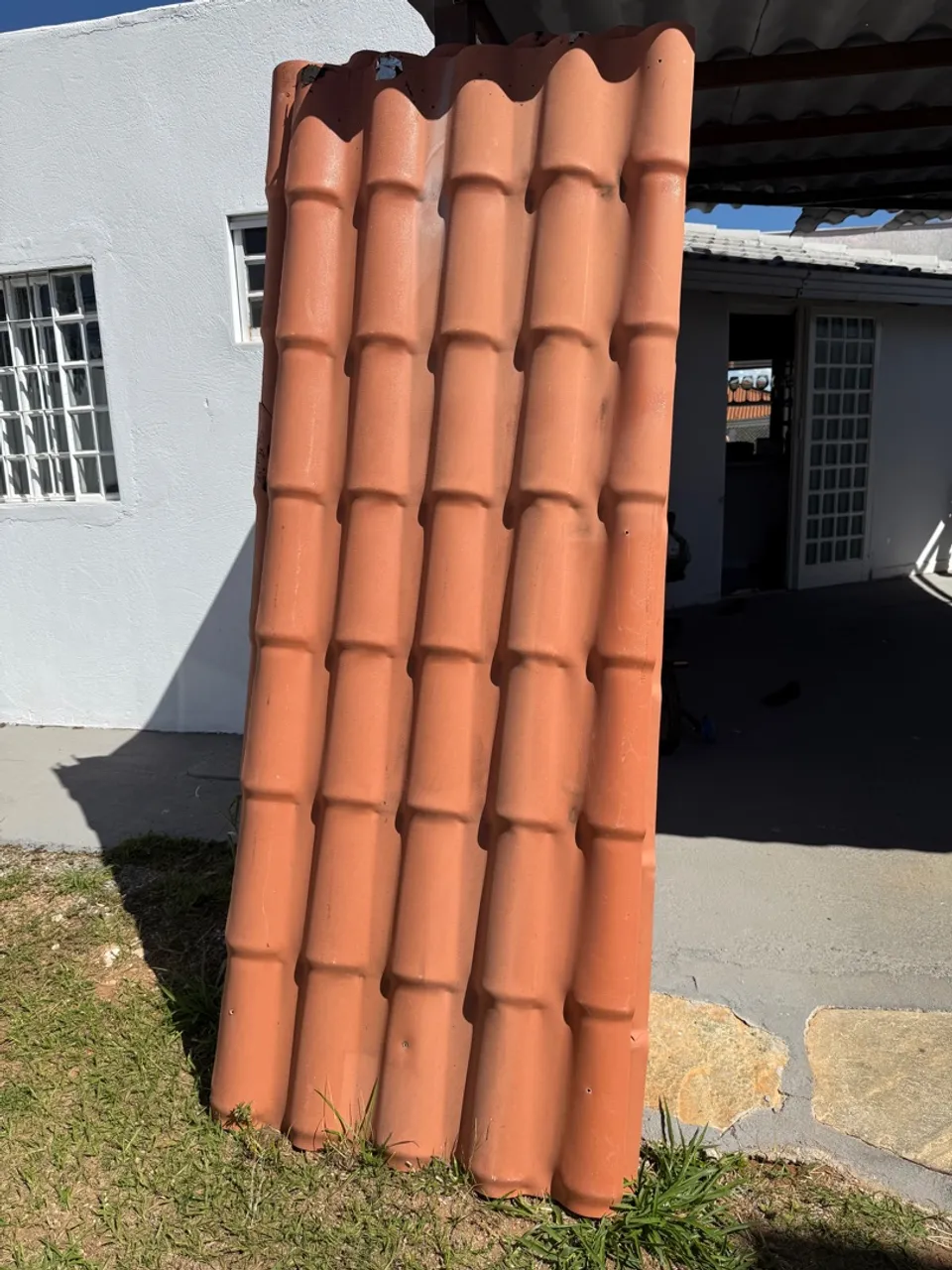 Telha de PVC usada