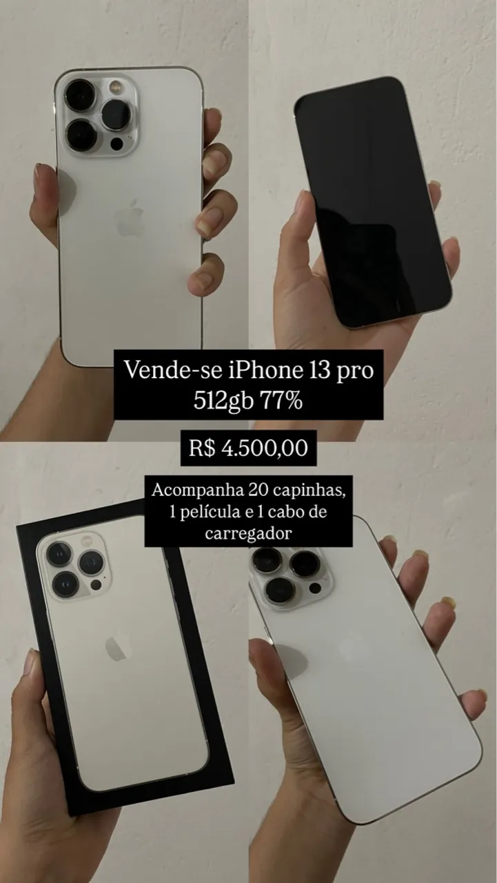 iPhone 13 Pro 512gb - Semi novo