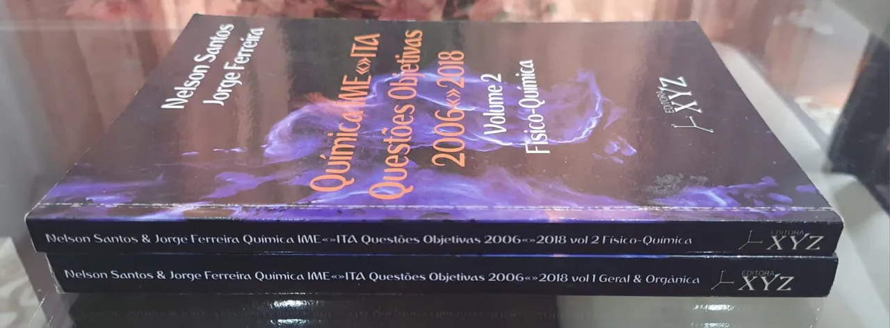 Química IME-ITA: Questões Objetivas 2006/2018 (Vol 1 e 2) - Nelson Santos e Jorge Ferreira
