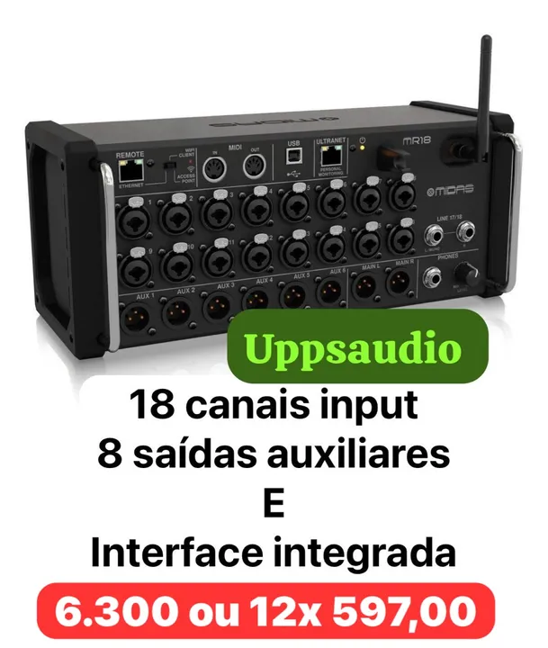 Mesa digital xr18 (novas lacradas)