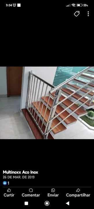 Corrimão e guarda corpo aço inox - Foto 4
