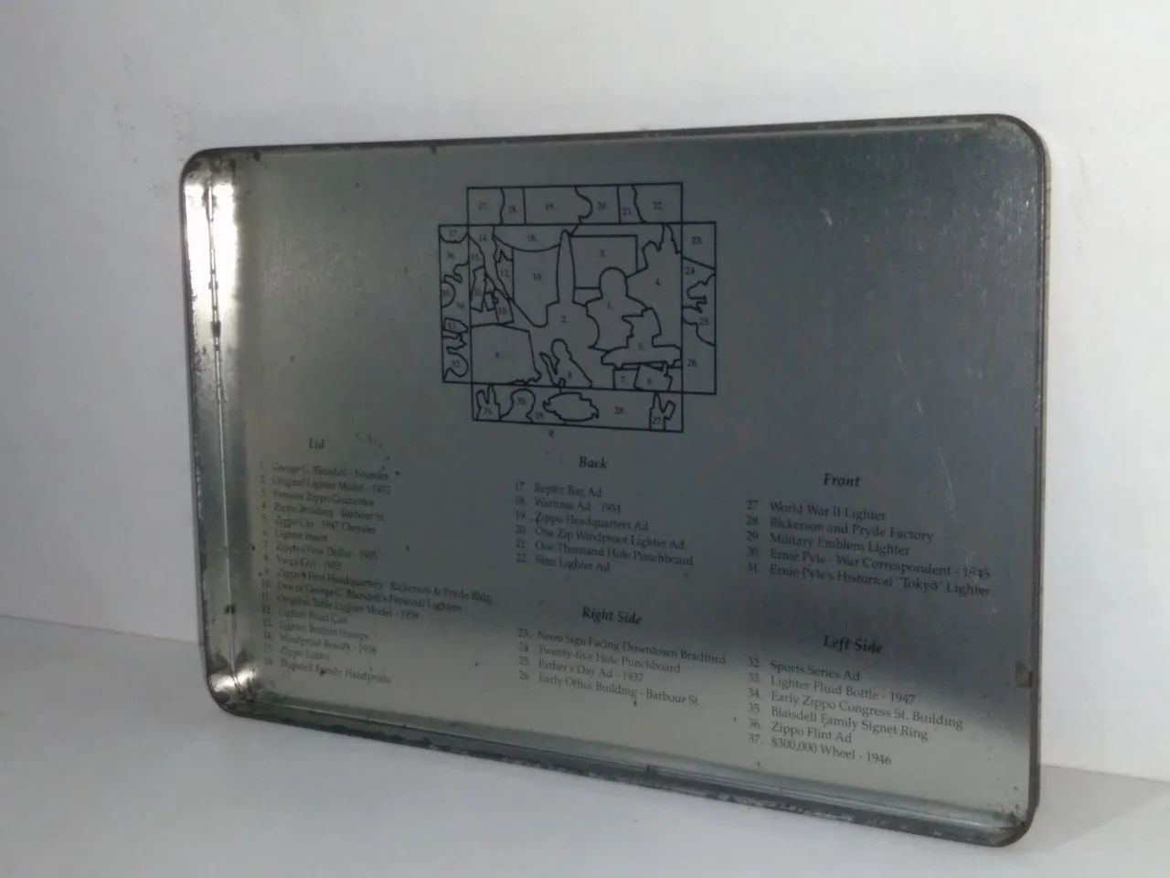Caixa de Metal Vintage Zippo - Foto 3