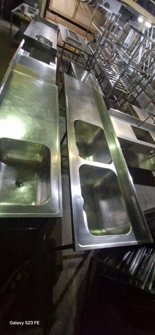 Pias inox bancadas  - Foto 2