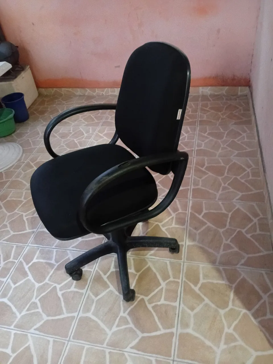 Cadeira Giratória Escritório Preta