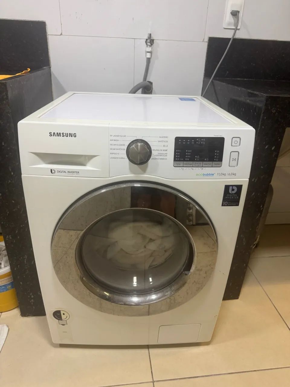 Máquina de Lavar e Secar Samsung 11kg EcoBubble - Foto 2