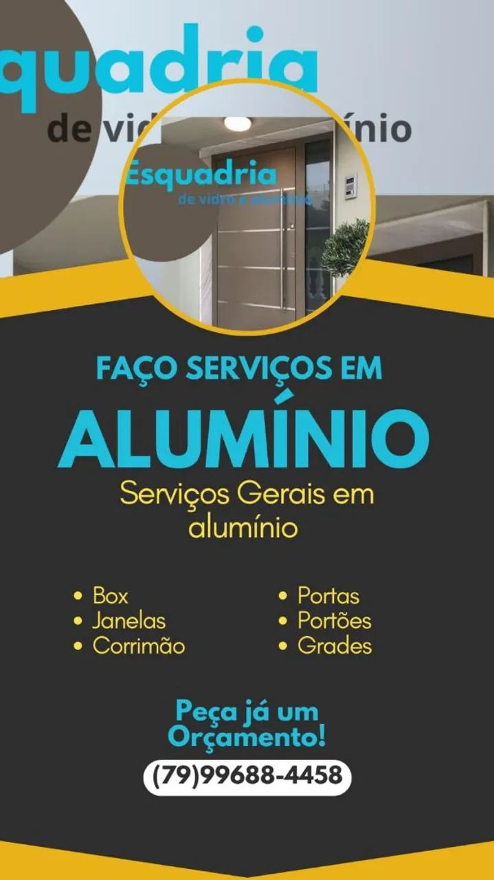 Portão de Alumínio Branco Novo - Foto 5