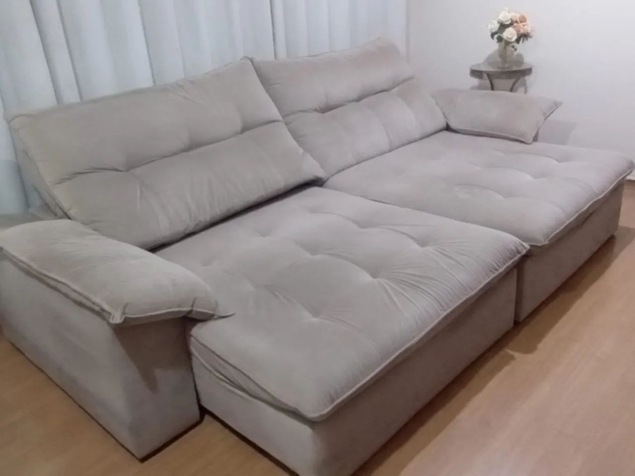 Sofá retrátil México da Cajuru Móveis 