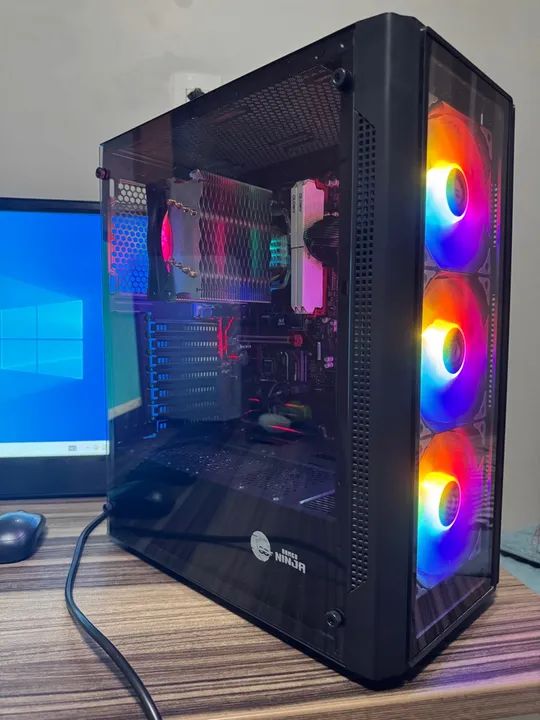 PC GAMER, B450m Gaming, RYZEN 5 5600 G, 16 GB DDR4, SSD NVME 250 GIGABYTE - Foto 3