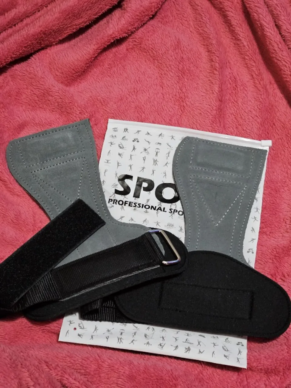 Luva De Musculação Crossfit Hand Grip Munhequeira Premium em Couro