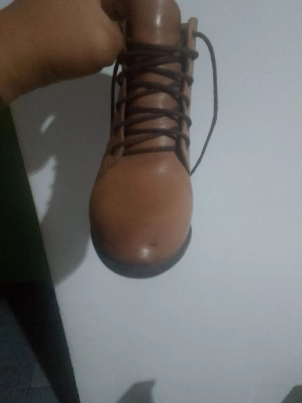 Bota em couro marron 50 - Foto 4