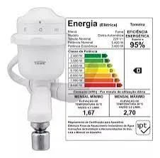 Torneira Elétrica Fame Parede Reta Cozinha 220v 5400w - Foto 3