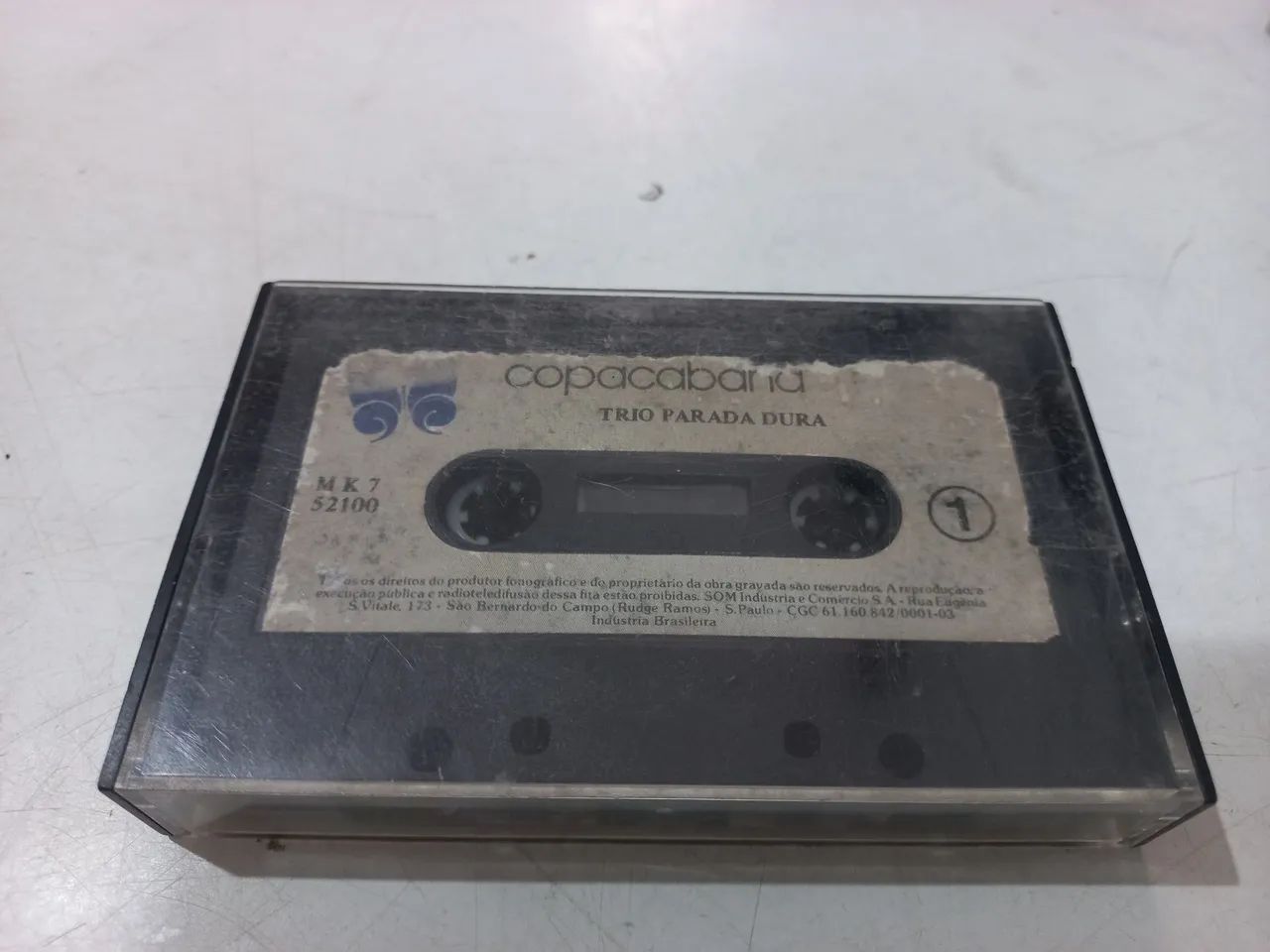 K7 do Trio Parada Dura - Copacabana antigo  - Foto 3