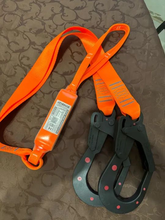 Cinto Paraquedista Abdominal Athenas AT 7030 EL V 4 Pontos e Porta Feramentas CA 39539 - Foto 4