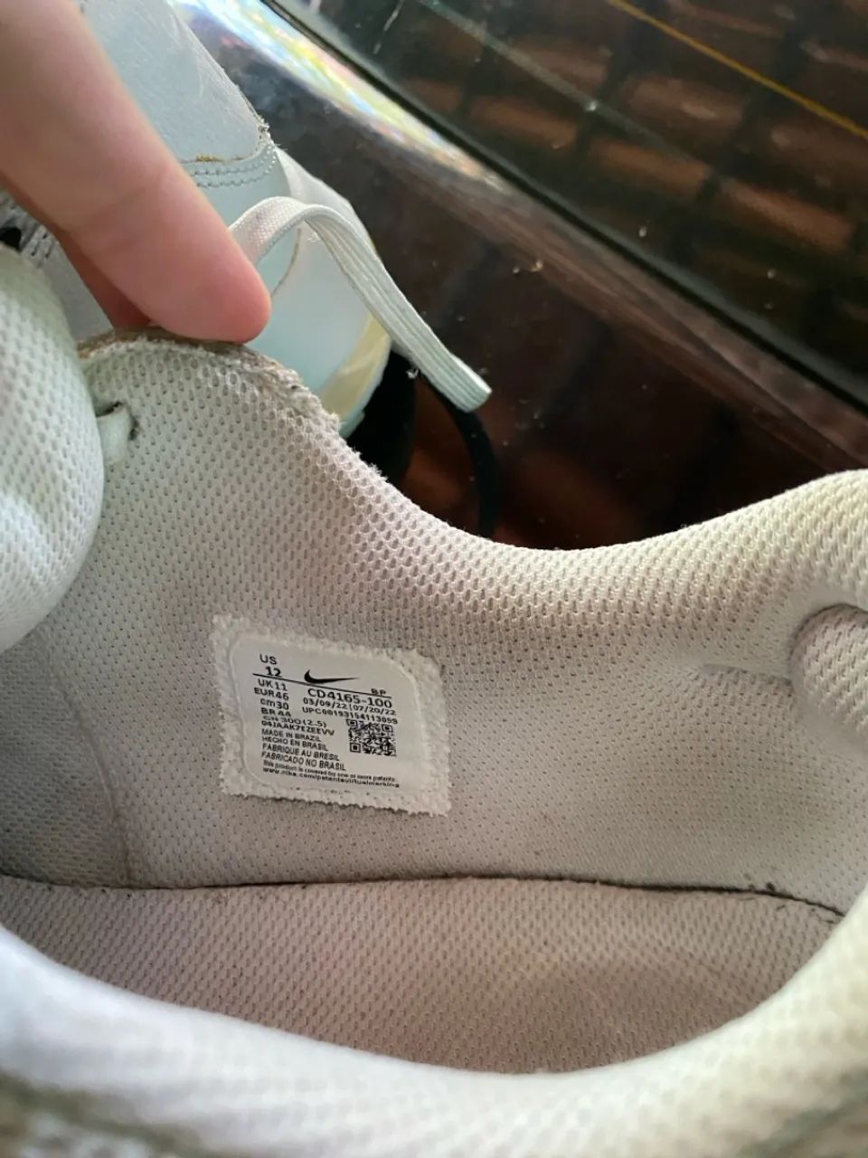TÊNIS NIKE AIRMAX BRANCO 44 - Foto 4