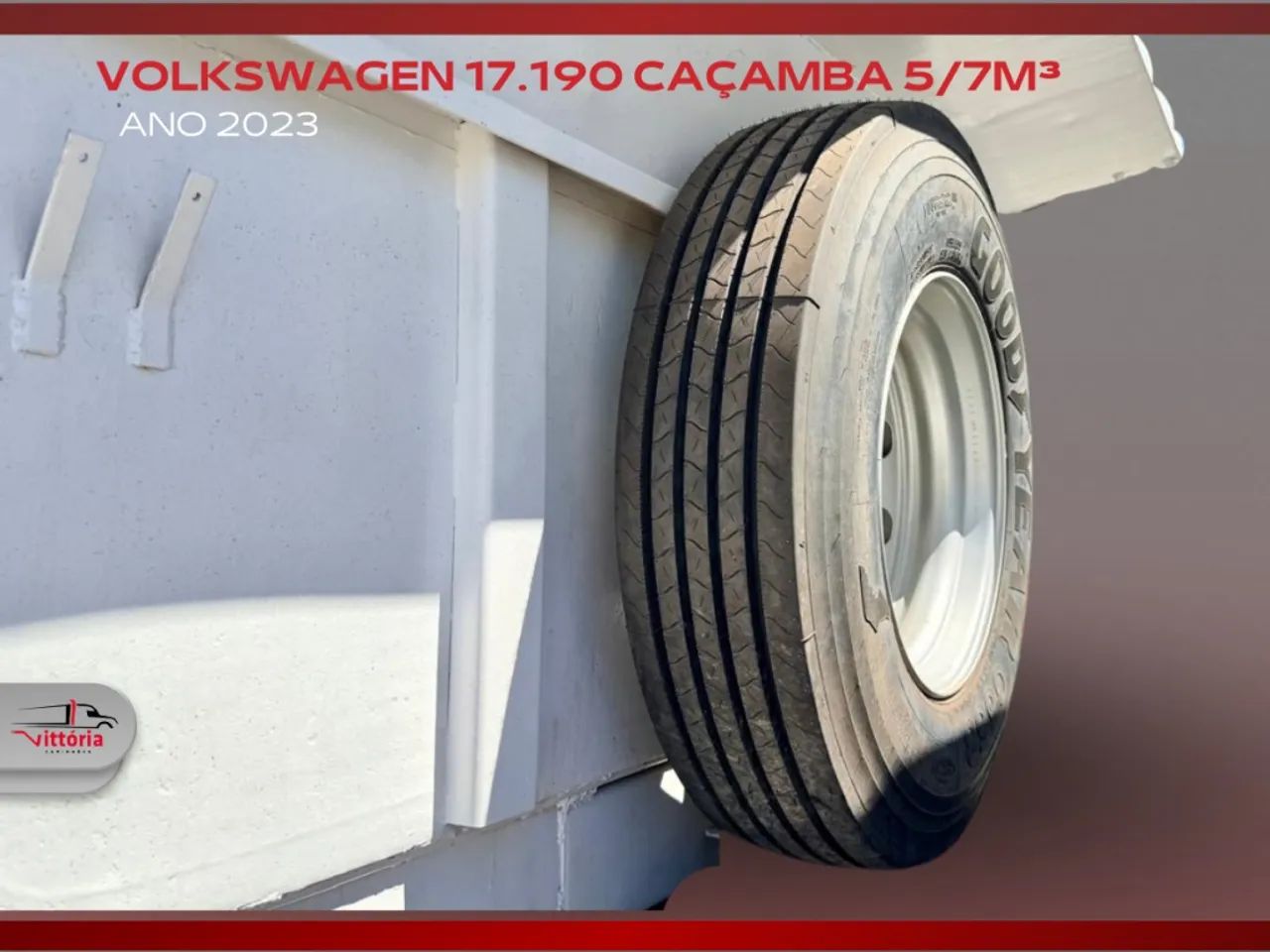 Caminhão Volkswagen VW 17.190 Caçamba 5/7 m³ ano 2023 - Foto 11
