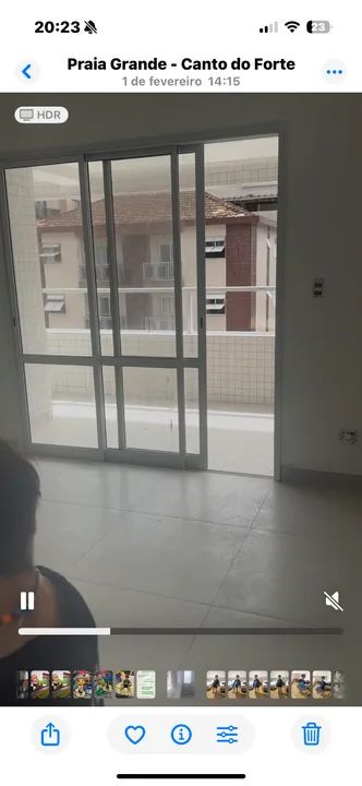 Esquadria Janela 3 folhas semi nova 2.00 L X 2.18 A!