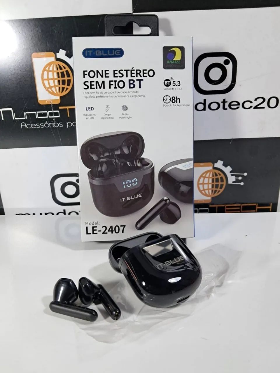 Fone de Ouvido Bluetooth IT-BLUE LE-2407