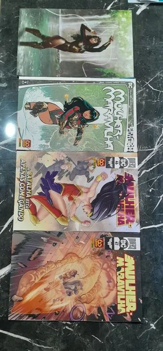 Quadrinhos Mulher Maravilha - Coleção Completa