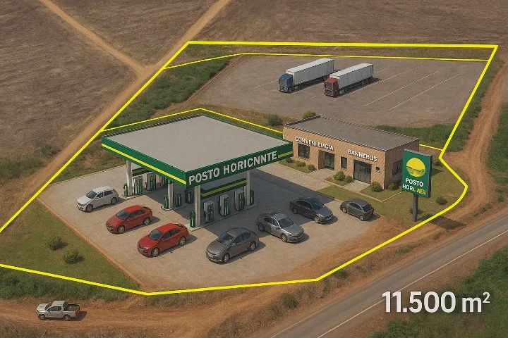 GRANDE ÁREA À VENDA - ÀS MARGENS DA BR-222 (MA) - 11.500 m²  Excelente terreno plano, com 
