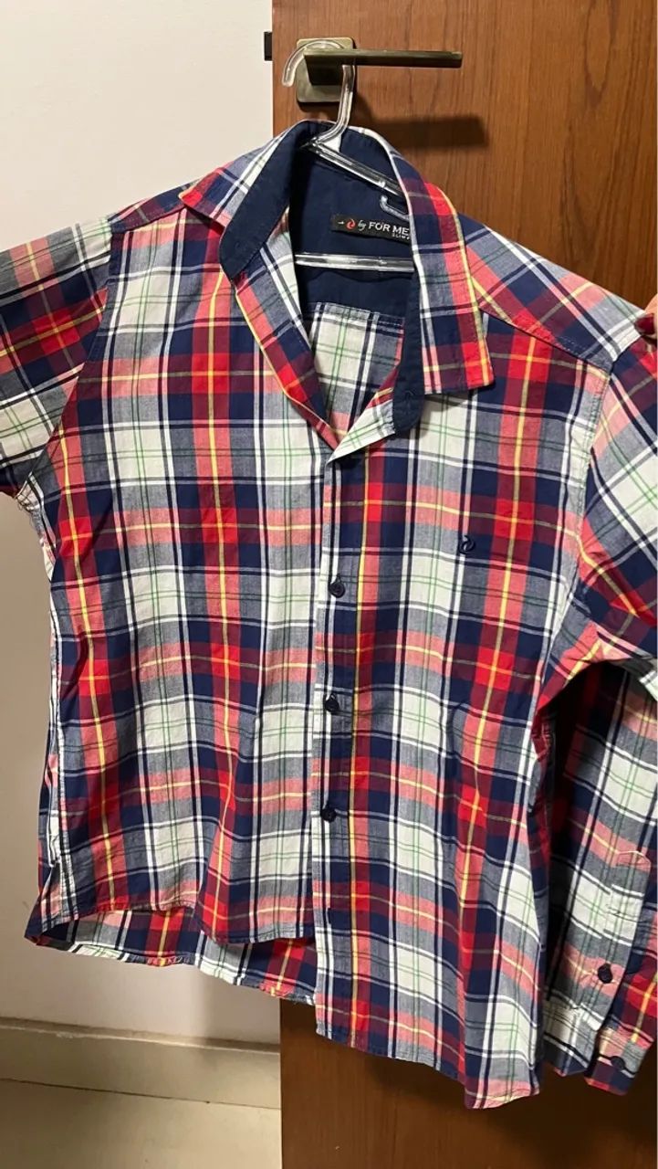 Camisa Xadrez infantil 