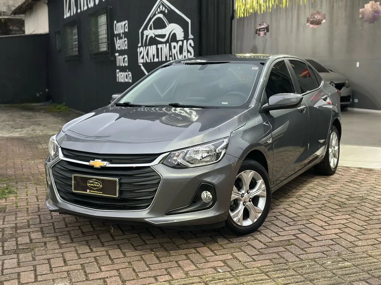 Onix Sedan Plus LTZ 1.0 Turbo 2023 Manual Kit My link Start Stop  - Foto 5
