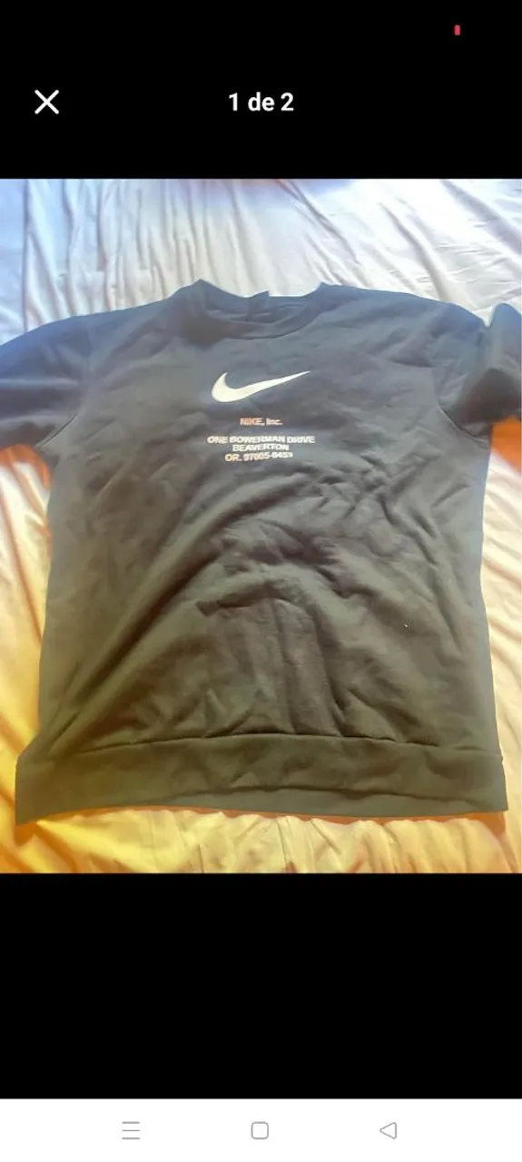Moletom Nike preta